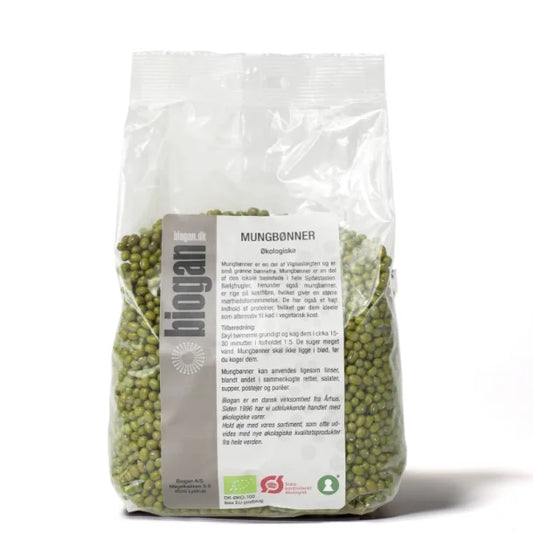 Biogan - Mungbønner - økologiske 750 g.