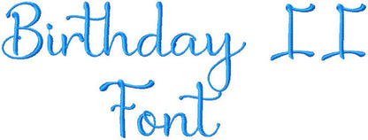BIRTHDAY II FONT