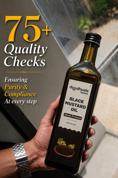 Black Mustard Oil - Wood Pressed 1L (2 Unit Pack)