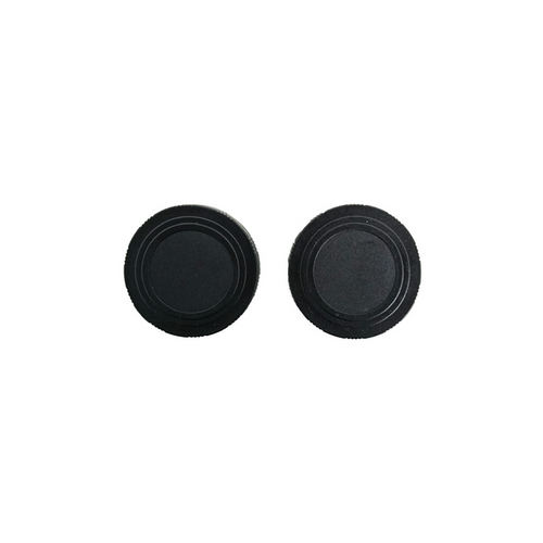 Black Plastic Cover Eyepiece Dust Cover(Pair Dia. 34mm), SKU MA02025111, three quarter front view