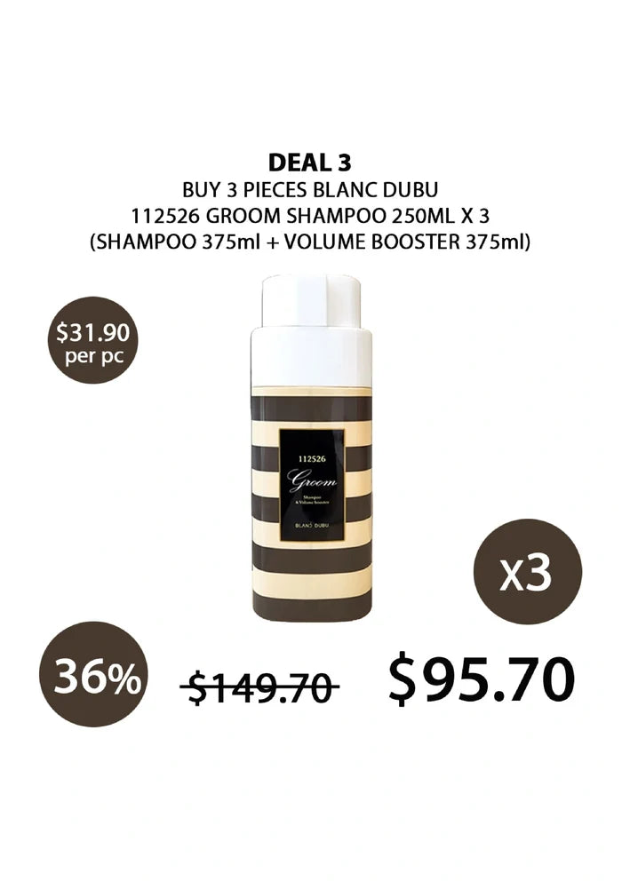(BUY 3 REGULAR) 250ml BLANC DUBU CLOUD SHAMPOO