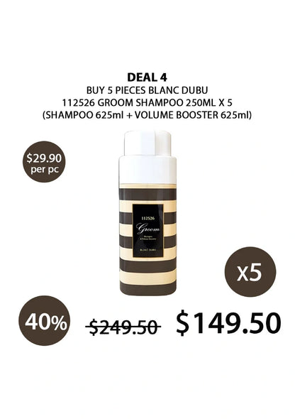 (BUY 5 REGULAR) 250ml BLANC DUBU CLOUD SHAMPOO