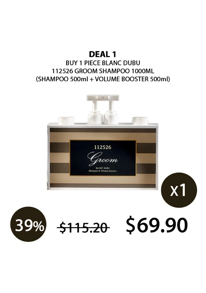 (BUY 1 JUMBO) 1000ml BLANC DUBU CLOUD SHAMPOO