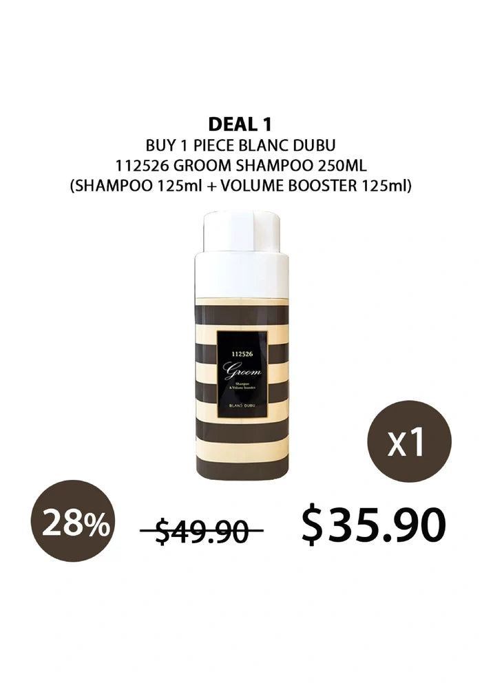 (BUY 1 REGULAR) 250ml BLANC DUBU CLOUD SHAMPOO