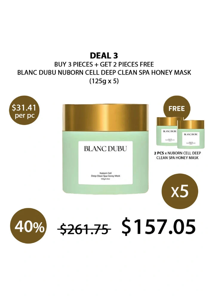 (BUY 3+2 FREE) BLANC DUBU SPA HONEY MASK