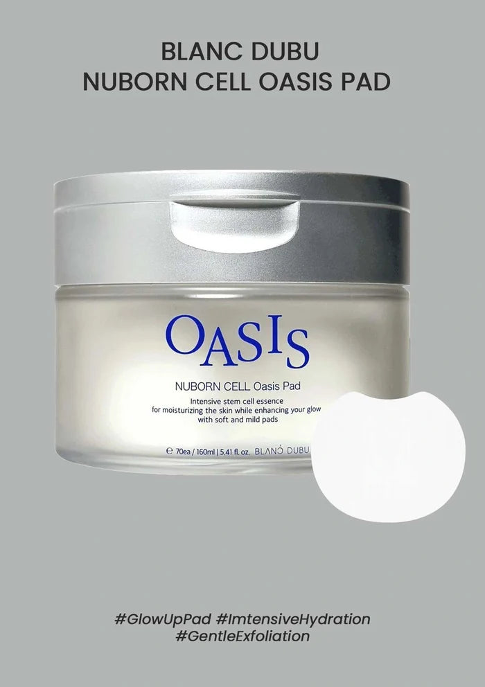 Oasis Nuborn Cell Oasis Pad packaging on a gray background