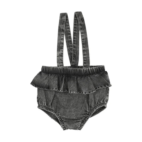 bloomer flutter suspender - black wash
