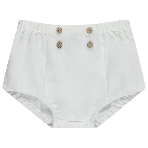 bloomer linen - white
