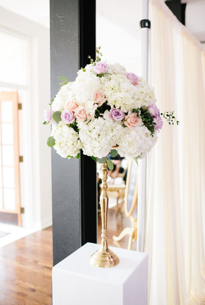 Blush, Lavender and Gold Military Wedding