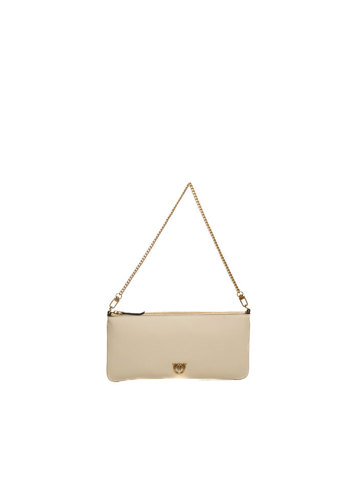 PINKO borsa a spalla horizon flat binca/oro 102747-A0F1 HORIZON.FLAT-Z14Q