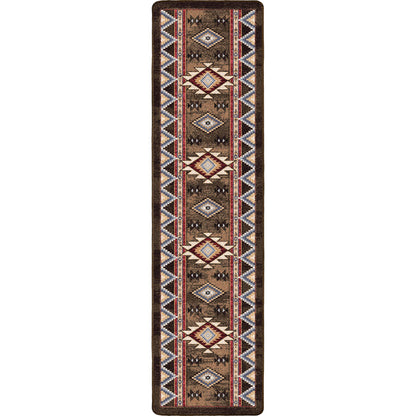Image of an area rug, Bow Strings - Brown