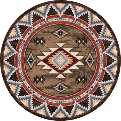 Image of an area rug, Bow Strings - Brown