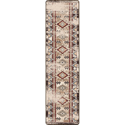 Image of an area rug, Bow Strings Distressed - Brown