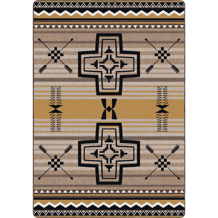Image of an area rug, Brazos OKA - Old Gold