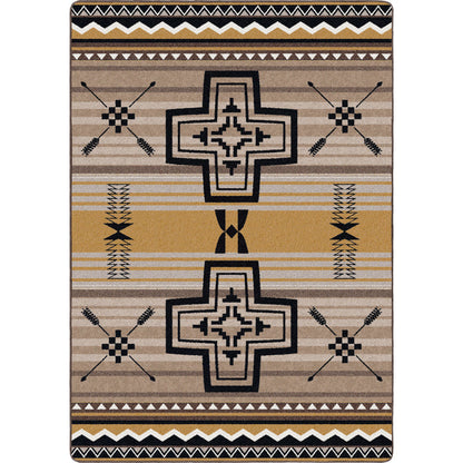 Image of an area rug, Brazos OKA - Old Gold