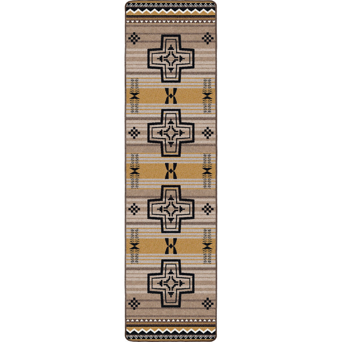 Image of an area rug, Brazos OKA - Old Gold