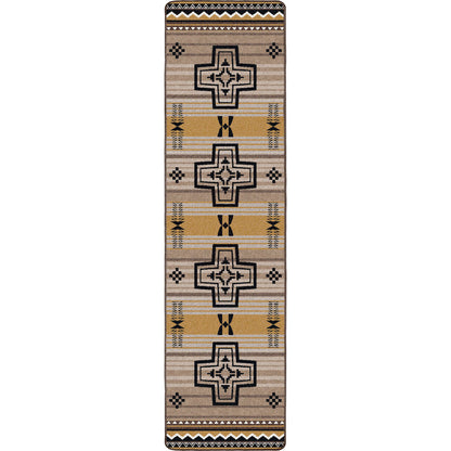 Image of an area rug, Brazos OKA - Old Gold