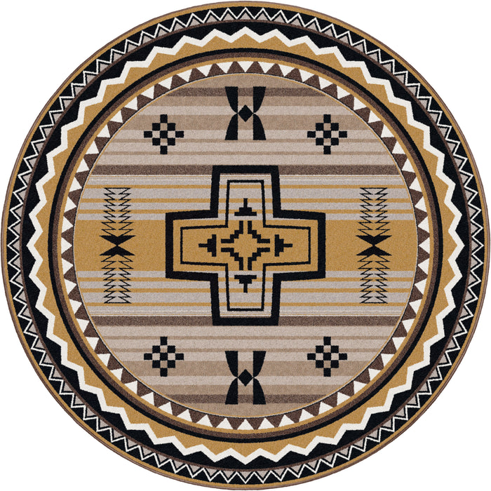 Image of an area rug, Brazos OKA - Old Gold