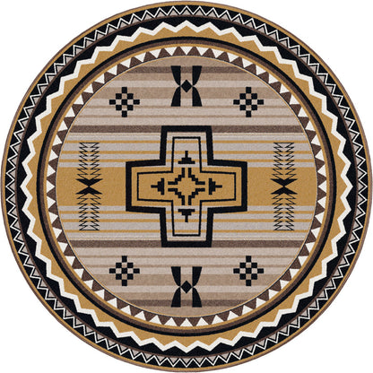 Image of an area rug, Brazos OKA - Old Gold