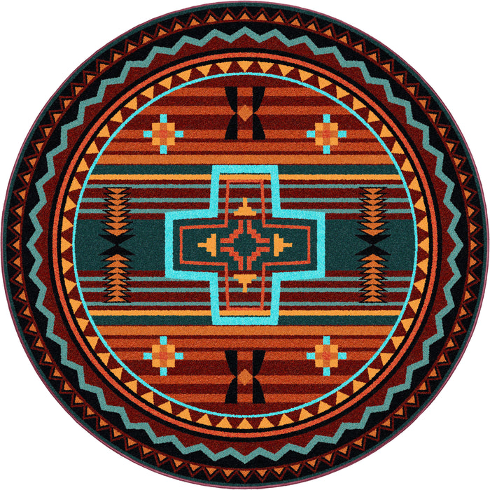 Image of an area rug, Brazos OKA - Sunset