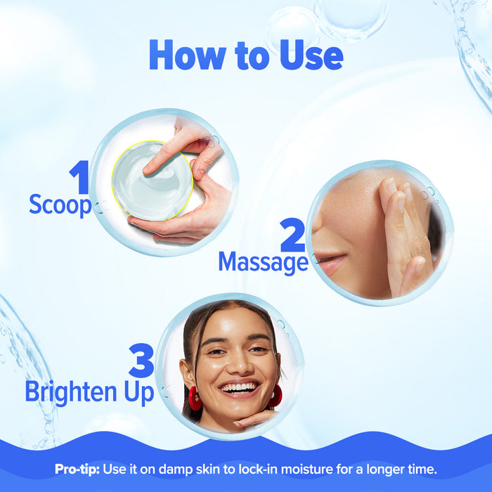 How to apply hydra gel moisturizer in three simple steps