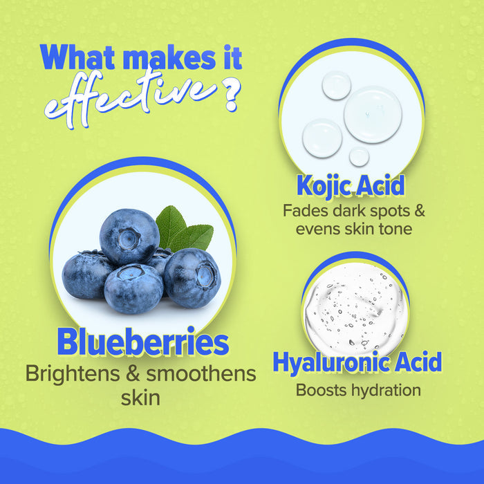 Blueberry and hyaluronic acid moisturizer
