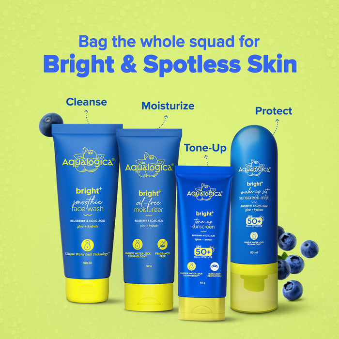 Aqualogica bright moisturizer range for brighter, spotless-looking skin