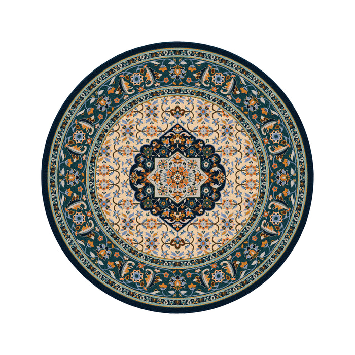 Image of an area rug, Bristol - Worn Navy