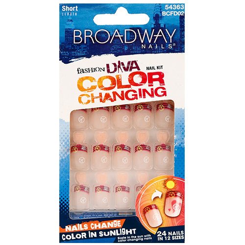 Broadway Fashion Diva 24 Nails in 12 Sizes - ikatehouse