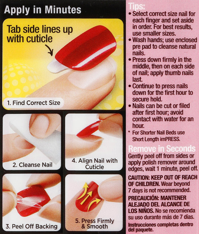 Broadway Impress Press-on Manicure 24 Nails - ikatehouse
