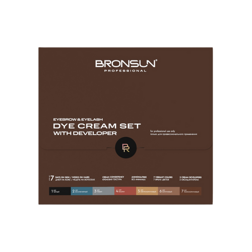 Bronsun - Cream Dye Set with Developer