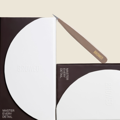 BROWED - Café Collection, Pointed Tweezers (Set of 3)