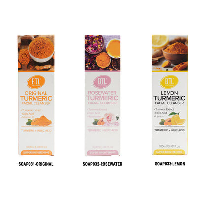 BTL Turmeric Facial Cleanser 3.38oz/ 100ml