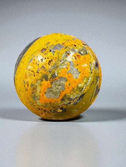 Bumblebee Jasper Sphere 2.5 Inch, 376g | Indonesian Crystal for Energy & Transformation – Raven’s Cauldron