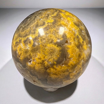 Bumblebee Jasper Sphere 2.5 Inch, 376g | Indonesian Crystal for Energy & Transformation – Raven’s Cauldron