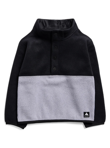 Product image of Toddlers' Burton Cinder Fleece Anorak[Variant:True Black / Gray Heather]
