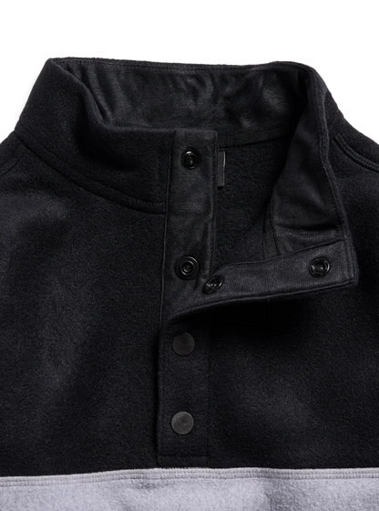 Product image of Toddlers' Burton Cinder Fleece Anorak[Variant:True Black / Gray Heather]