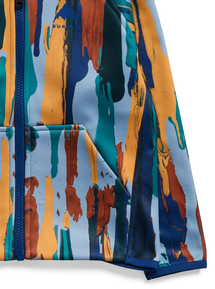 Product image of Toddlers' Burton Crown Weatherproof Full-Zip Fleece[Variant:Paint Stripe]