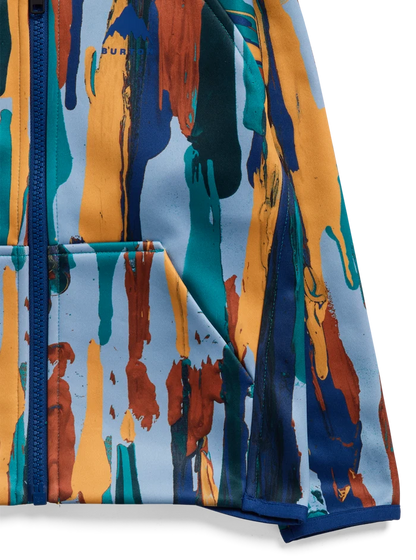 Product image of Toddlers' Burton Crown Weatherproof Full-Zip Fleece[Variant:Paint Stripe]
