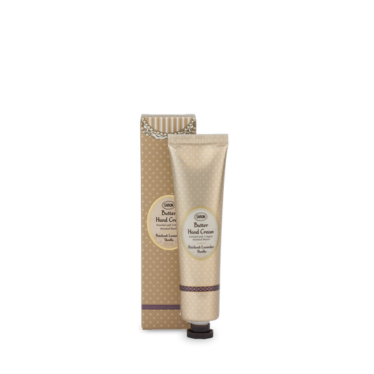 Butter Hand Cream Patchouli Lavender Vanilla 30ml