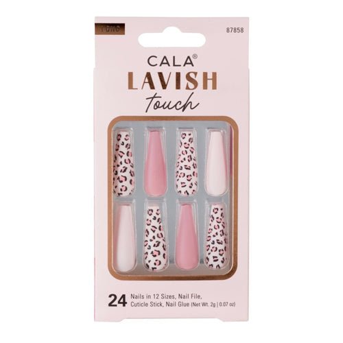 Cala Lavish Touch Long Coffin 24 Nails - ikatehouse