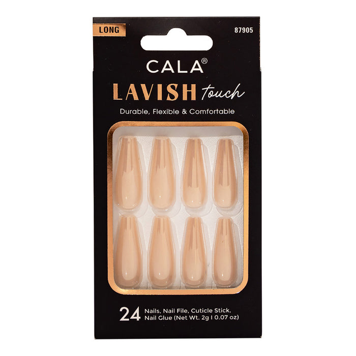 Cala Lavish Touch Long Coffin 24 Nails