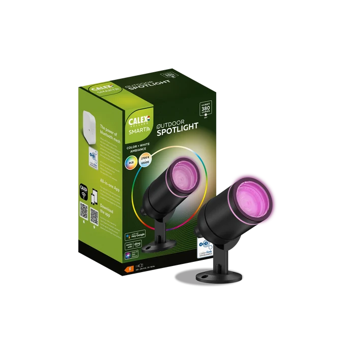 Calex Smart Ground Spot - RGB + CCT - Black