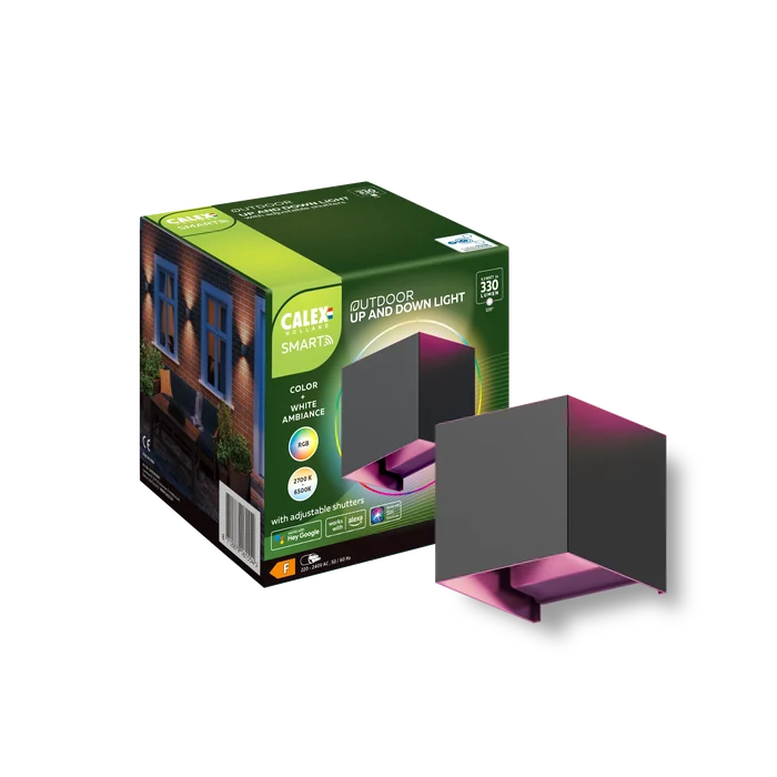 Calex Smart Wall Light - RGB and CCT - Black