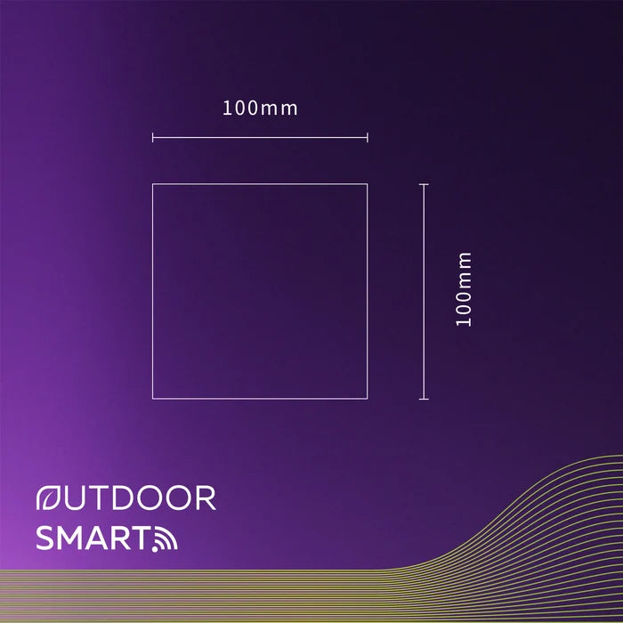 Calex Smart Wall Light - RGB and CCT - Black