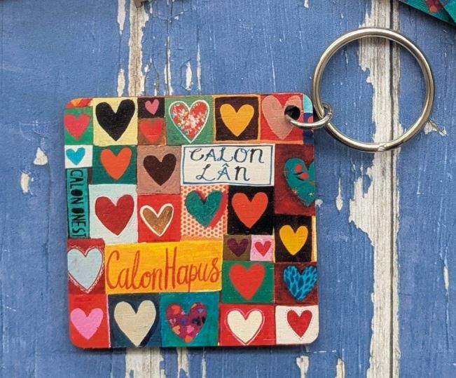 'Calon Lân' keyring by Lizzie Spikes