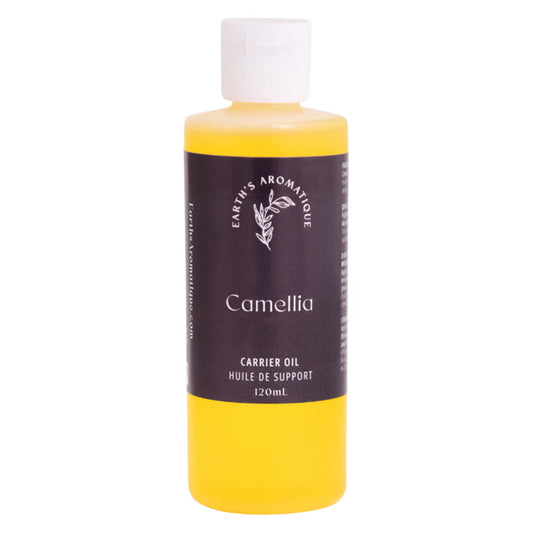 Bottle of Earth's Aromatique Camellia Oil 120mL