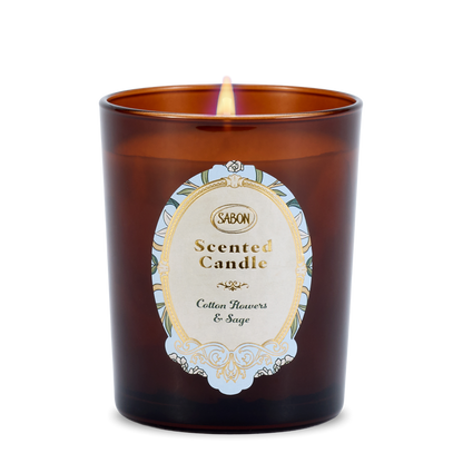 Candle Cotton Flowers & Sage 180gr