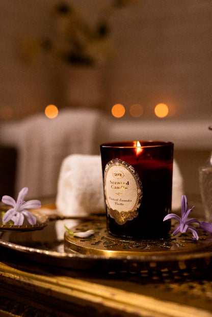 Candle Patchouli Lavender Vanilla 180gr