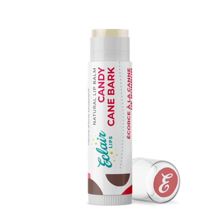Eclair Lips Candy Cane Bark lip balm